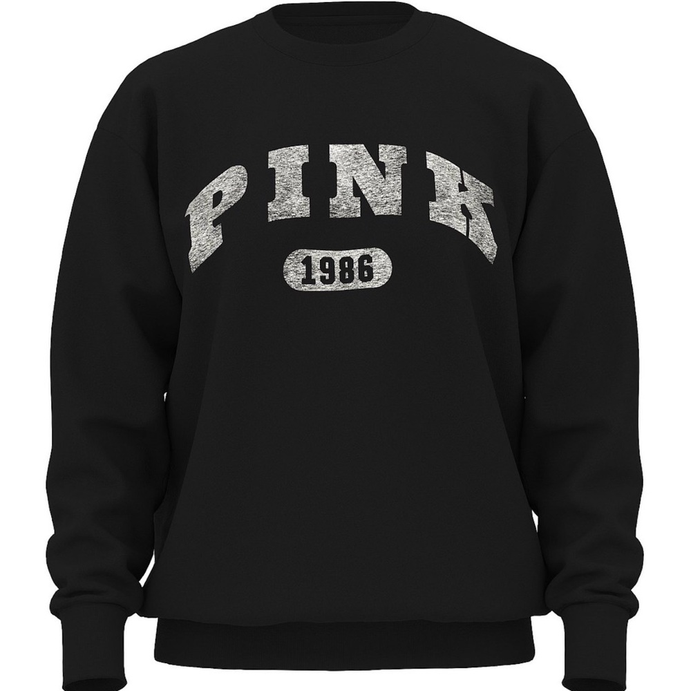 Campus Fleece Oversized Crew Sweatshirt